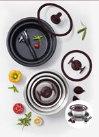 Compact Kitchenware 11 Pcs Set (1.3L, 2.8L, 5.1L, 24cm & 28cm)