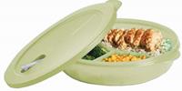Crystalwave Divided Dish 850ml (Celery)