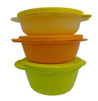 Crystalwave Round Set (390ml, 560ml & 780ml) (Sunkissed/Papaya/Margarita)