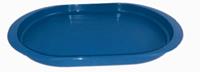 Oval Serving Tray (Peacock)