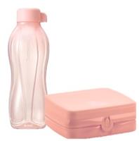 Sandwich Keeper & Eco Bottle Set (Sweet Morning PINK)