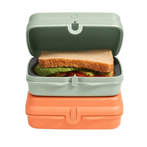 Sandwich Keepers (2) (Cosy Rosy/Aquamarine)