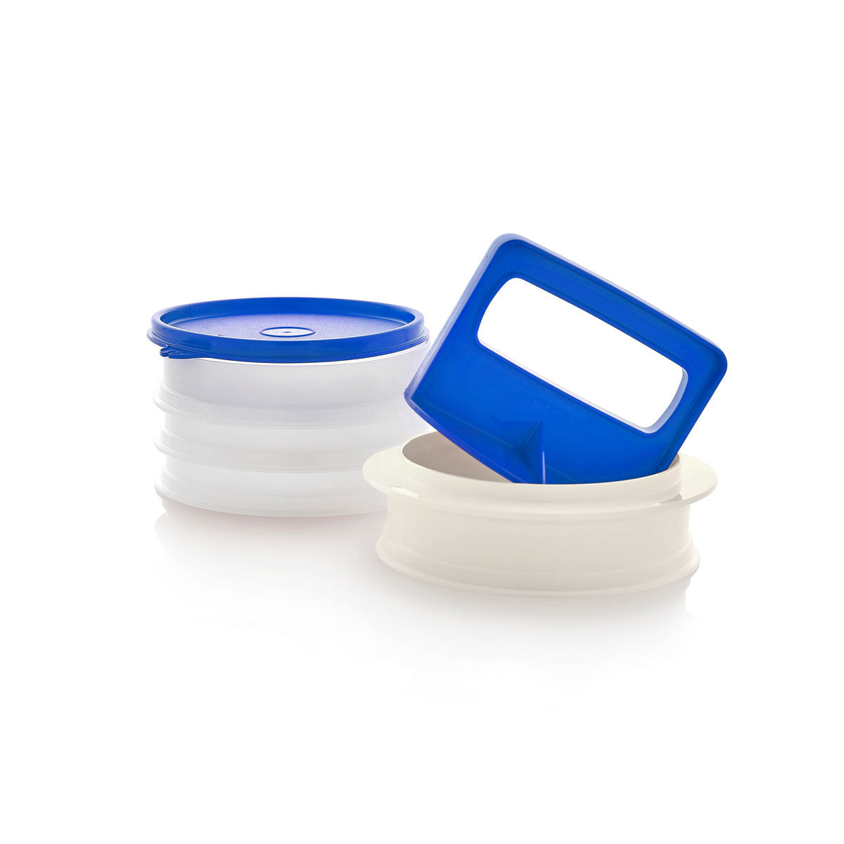 Tupperware® Hamburger Press & Keepers Set | Large Patty Mold & Storage – image 2