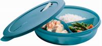 Crystalwave Gen II Divided Dish 850ml (Mysterious Green)