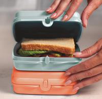 Sandwich Keepers (2) (Cosy Rosy/Aquamarine)