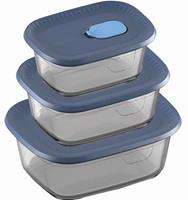 Tupperware Voila™ Glass Food Storage Container Set (3)