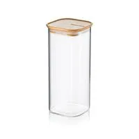 Bamboo Clear Storage Jar 1.9L from Tuppersa South Africa