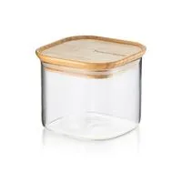 Bamboo Clear Storage Jar 550ml from Tuppersa South Africa